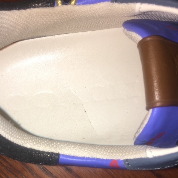 Authentic Coach blue and embellished sneakers - Picture 5 of 8